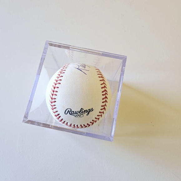 Ralph Branca MLB Los Angles Dodgers W/ Case Rawlings Autographed Signed Baseball - Picture 2 of 10